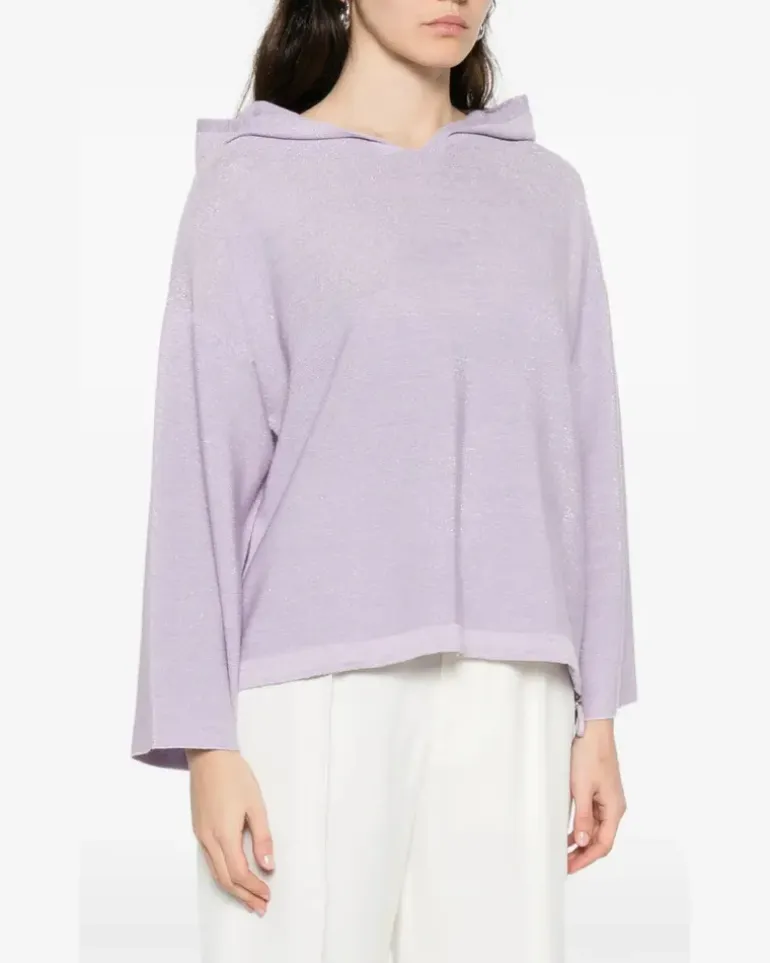 Women Drawstring-Detail Hoodie Ss26 W