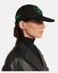 Women Logo Detail Baseball Cap Black Accessories > Beanies & Hats