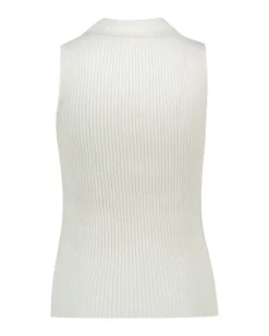 Women M-Lilita Top - Silk White Ready-To-Wear T-Shirts