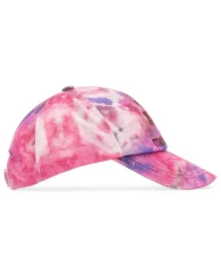 Women's Accessorio Tie-Dye Cotton Baseball Cap Pink