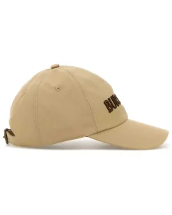 Women's A:mh Logo-Embroidered Cotton Gabardine Baseball Cap Beige