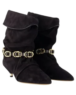 Women's Ankle Boot Black Calfskin