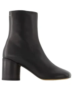 Women's Ankle Boot Black Lambskin