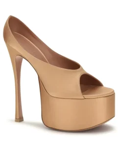 Women's Anok Maxi Pumps Latte High Heel Shoes Beige