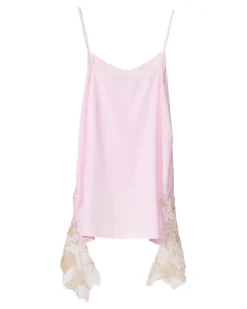 Women's Asymmetric Tank Top Ss26 W Pink
