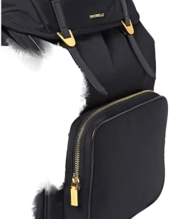 Women's Backpack Black Polyester Bags - Backpacks
