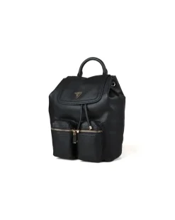Women's Backpack Black Polyurethane