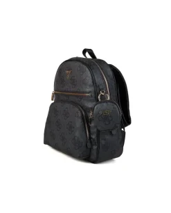 Women's Backpack Coal Logo Polyurethane Black