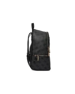 Women's Backpack Coal Logo Polyurethane Bags - Backpacks Black