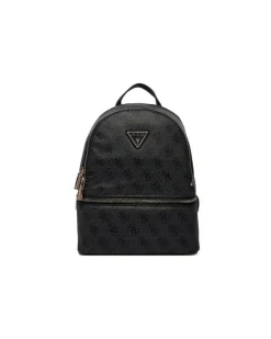 Women's Backpack Coal Logo Polyurethane Bags - Backpacks Black