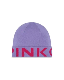Women's Beanie Lilla-Red Wool Accessories Cashmere Polyamide Purple