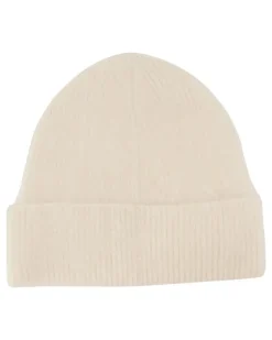 Women's Be005mfa-D3d01a-23ec Beanie Beige Wool