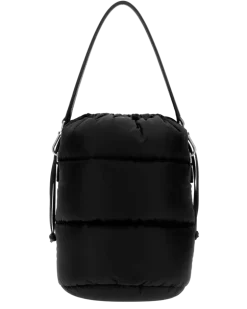 Women's Black Nylon Caradoc Bucket Bag 999 Borse A Secchiello