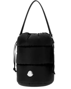Women's Black Nylon Caradoc Bucket Bag 999 Borse A Secchiello