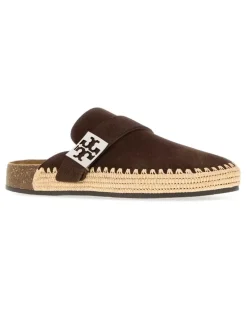 Women's Brown Suede Mellow Slippers Beige Flat Shoes