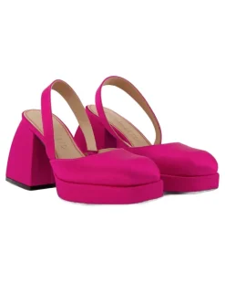 Women's Bulla Jones 65 Pink Satin Others Shoes Pumps