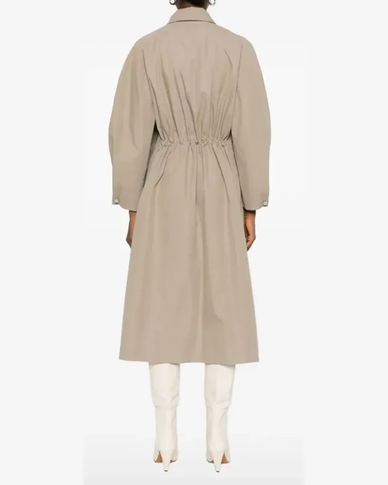 Women's Button-Fastening Raglan-Sleeve Coat Aw25 W