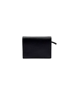 Women's Card Holder Black Cowhide Bags - Card-Holders