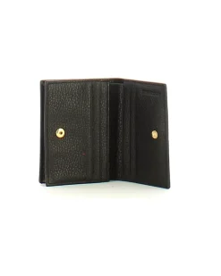 Women's Card Holder Black Cowhide Bags Card-holders