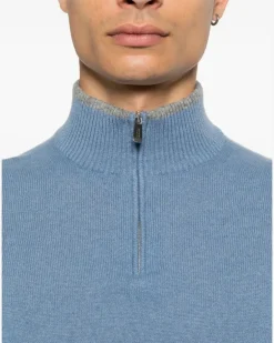Women's Cashmere Cardigan Aw24 M Blue