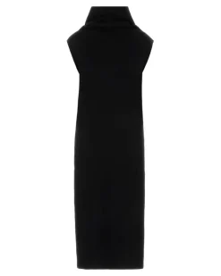 Women's Cashmere-Wool Blend Tunic Black Tunics