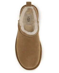 Women's Classic Micro Suede Mules Chestnut Upper: Suede; Sole: Rubber Sandal classic