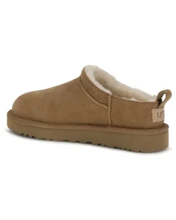 Women's Classic Micro Suede Mules Chestnut Upper: Suede; Sole: Rubber Sandal classic