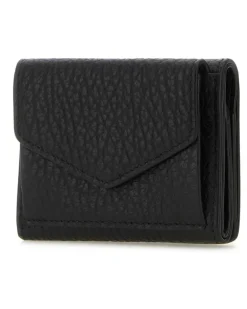 Women's Clip Wallet Black Calf