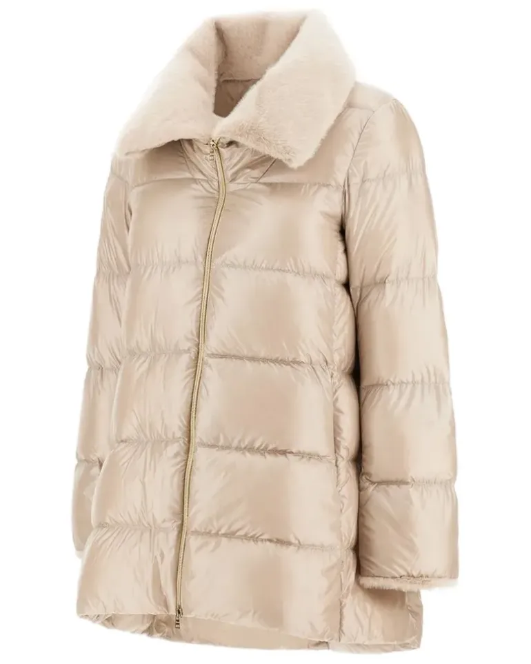 Women's Coat Aw26 W Beige
