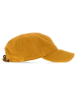 Women's Cotton Baseball Cap Yellow Contiene Parti
