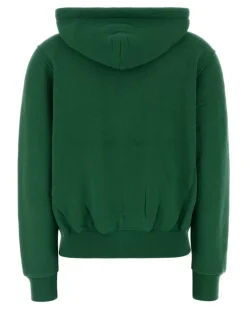 Women's Cotton Blend Sweatshirt Bushgreen Exterior: Polyester Felpe Sweater