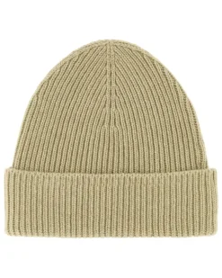 Women's Cuffia Cashmere Beanie Beige