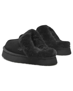 Women's Disquette Slippers Black Shoes ><noscript><img width=