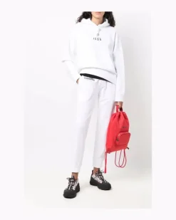 Women's Embroidered Icon Hoodie Aw21 W White