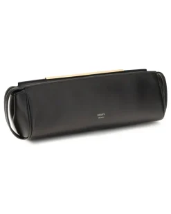 Women's Evening Leather Clutch Black Calf Bos Taurus Clutches