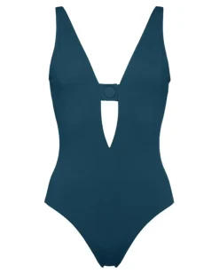 Women's Exception V-Neckline Swimsuit Ss26 W Teal