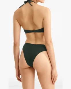 Women's Gang Triangle Bikini Top Ss26 W Green