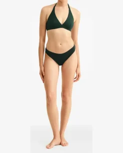 Women's Gang Triangle Bikini Top Ss26 W Green