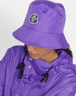 Women's Genius X Alicia Keys Logo Bucket Hat Purple Accessories > Beanies