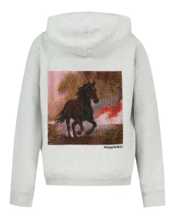 Women's Georgy Mo Chine Hoodie - Cotton Grey Ready-To-Wear Hoodies
