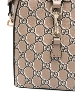 Women's Gg Shadow Mini Bucket Bag Brown ><noscript><img width=