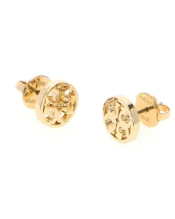 Women's Gold Metal Icon Earrings 720 Brass