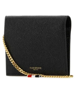 Women's Grain Leather Card Case Black Cases