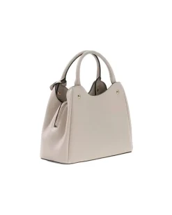 Women's Hobo Bag Light Taupe Polyurethane - Handbags