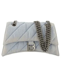 Women's Hobo Crush S Denim Blue Cotton Shoulder-hobo-bags