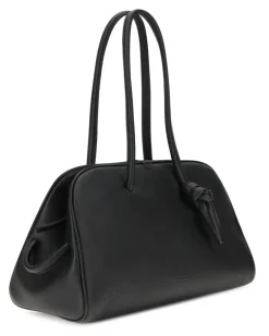 Women's Il Turismo Shoulder Bag Black Calf Leather Bos Taurus Handbags Hand