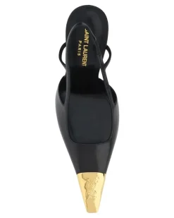 Women's Jeanne Pumps Nero Calf Leather Bos Taurus High Heel Shoes Black