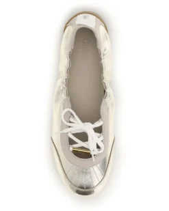 Women's Kick Ballerinas Sneakers Palladium Gold