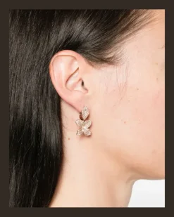 Women's 18k Rose Gold Giardini Segreti Diamond Earrings Aw25 W
