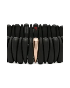 Women's 18kt Rose Gold Bracelet Ss26 W Black